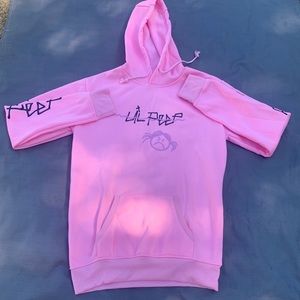 Custom made all pink “Lil peep” sweater Size small